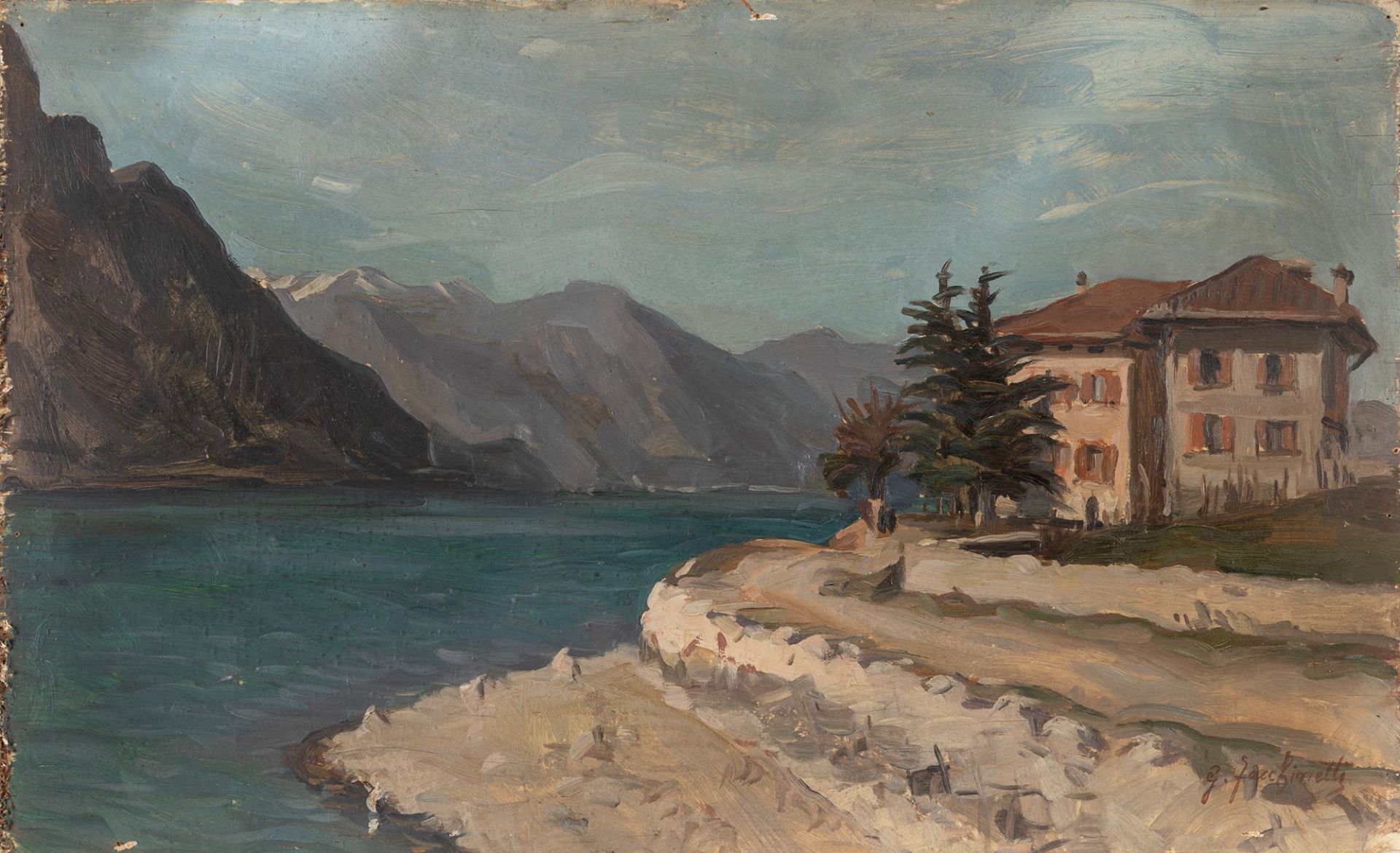 Giuseppe Facchinetti (Bolgare 1893-Bergamo 1951) - Endine lake