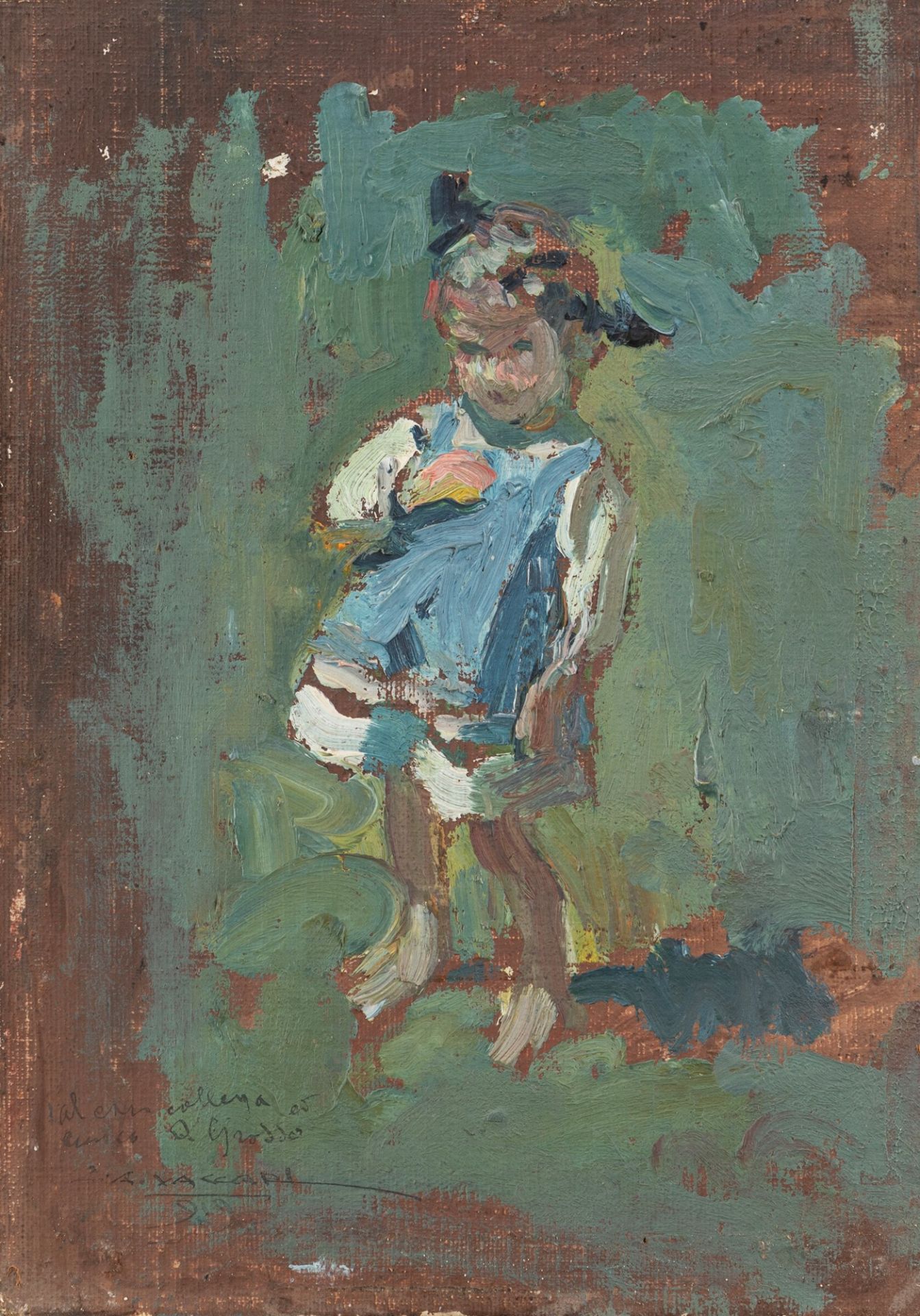 Alfredo Vaccari (Torino 1877-1933) - The child, 1919