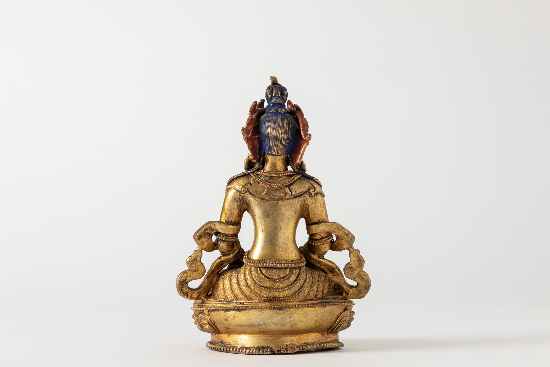 A gilt bronze Amitayus. China, 18/19th century - Image 2 of 2