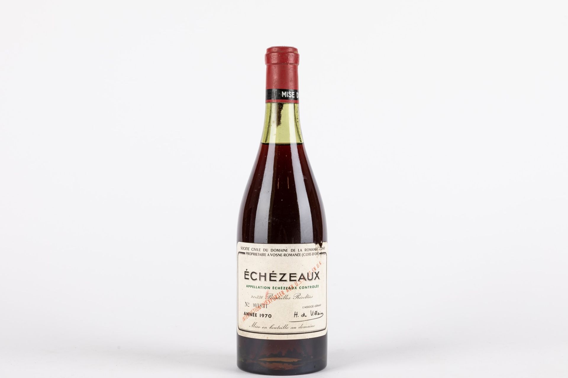 France - Borgogna / Domaine de la Romanee Conti Echezeaux Grand Cru 1970