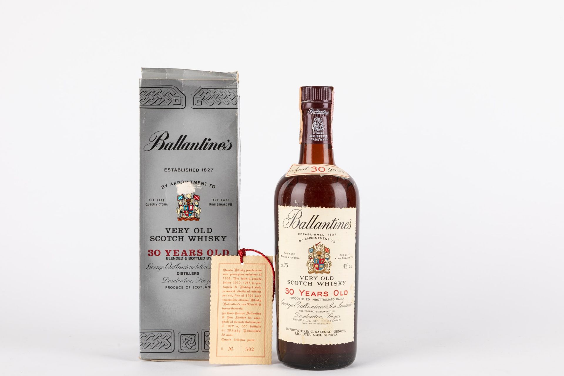 Scotland - Whisky / Ballantine's Very Old Scotch Whisky 30 YO (1972)