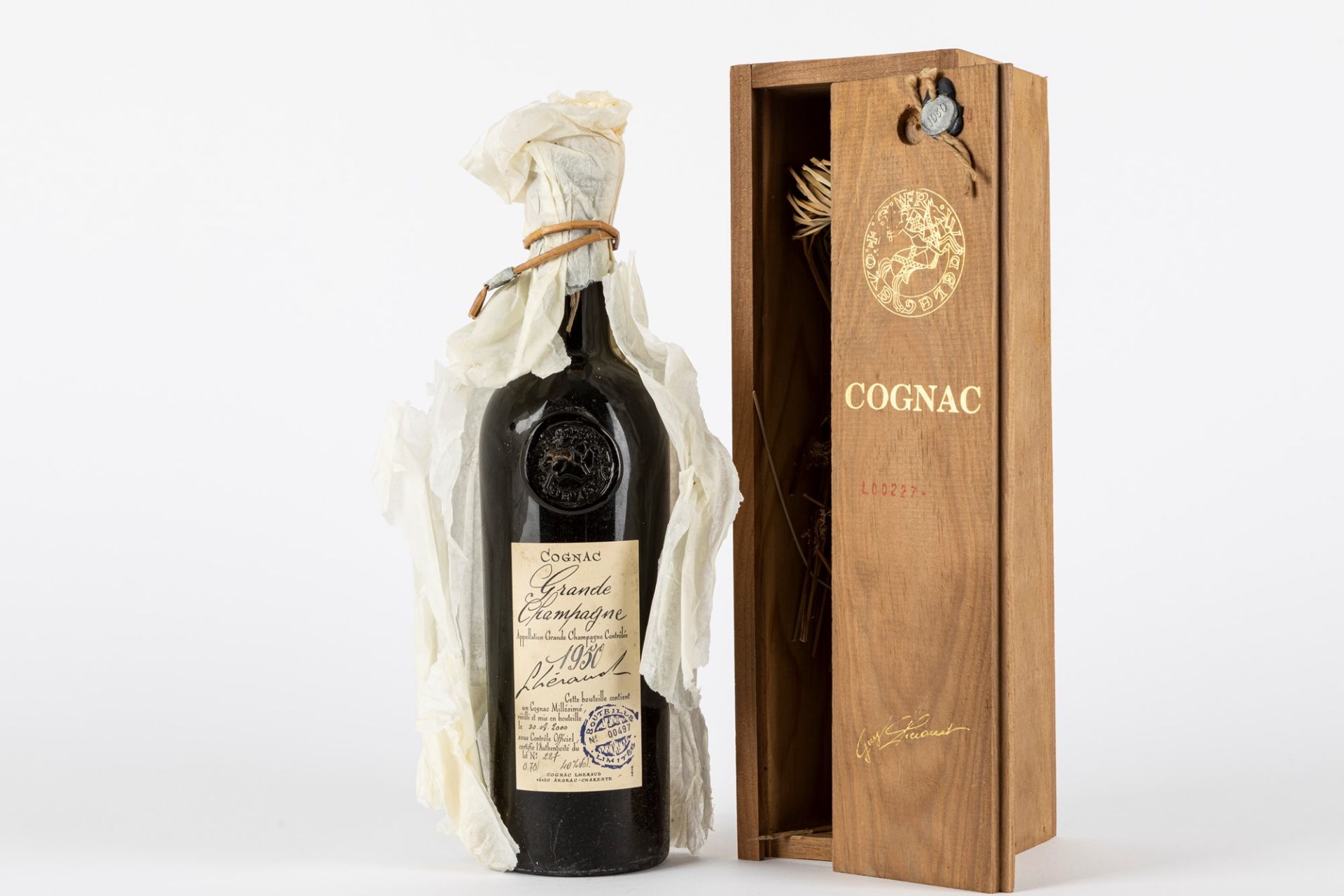 France - Cognac / Lheraud 1950 Grande Champagne Cognac (Bottled 2000) 1950