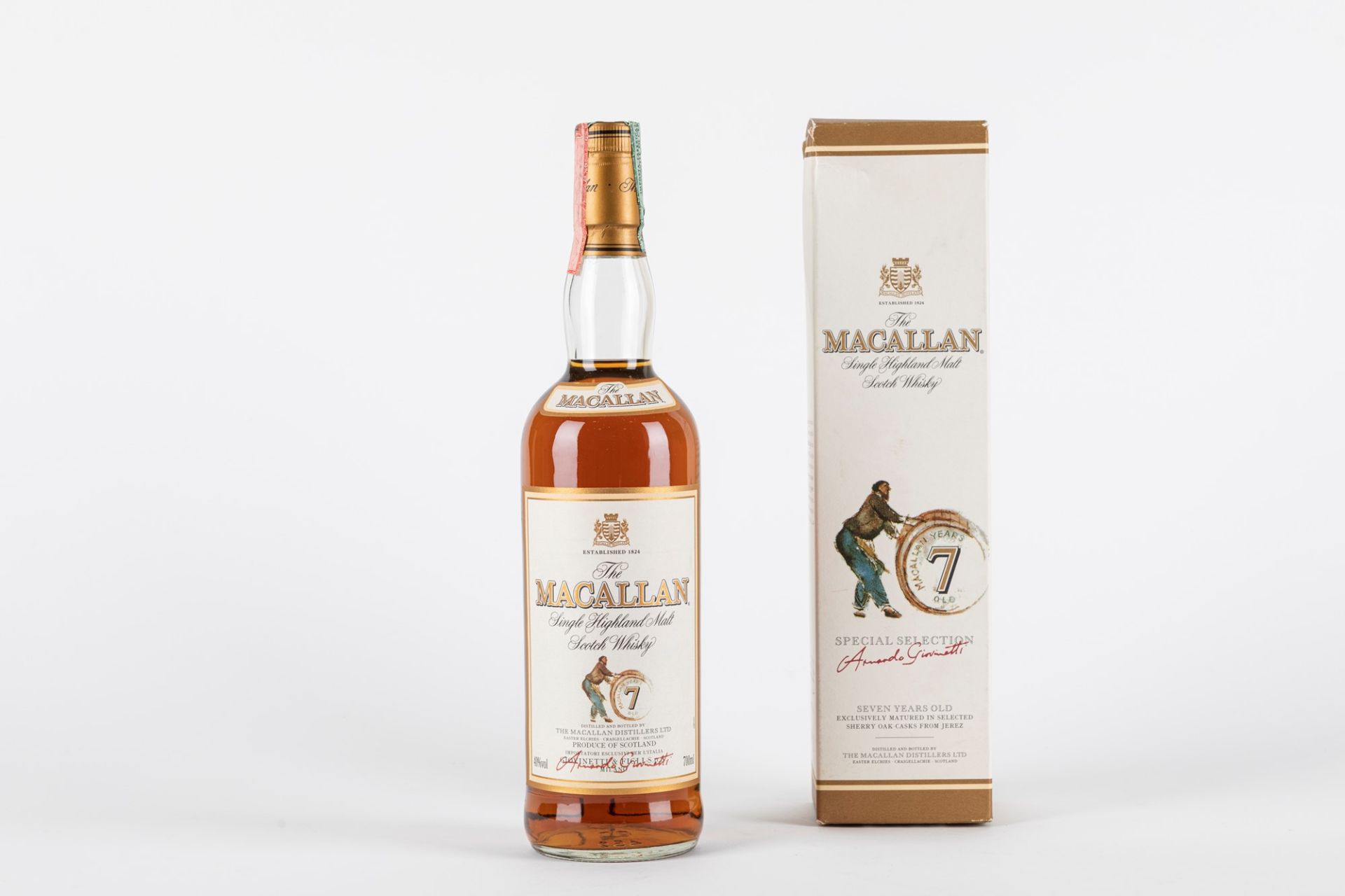 Scotland - Whisky / Macallan 7 YO Special Selection Arnaldo Giovinetti