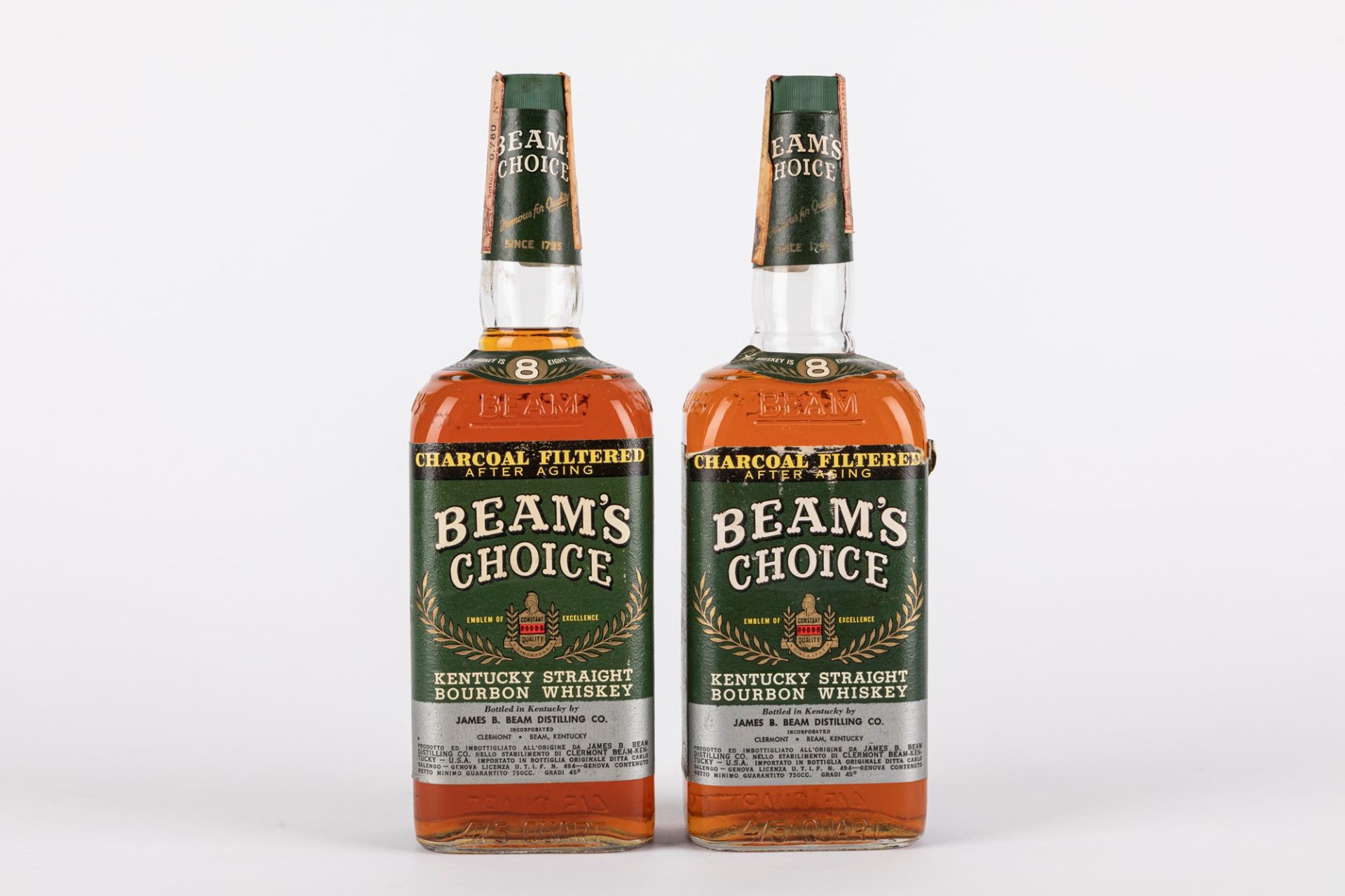 USA - Whisky / Beam's Choicen Sour Mash 8 YO (2 BT) (1968)