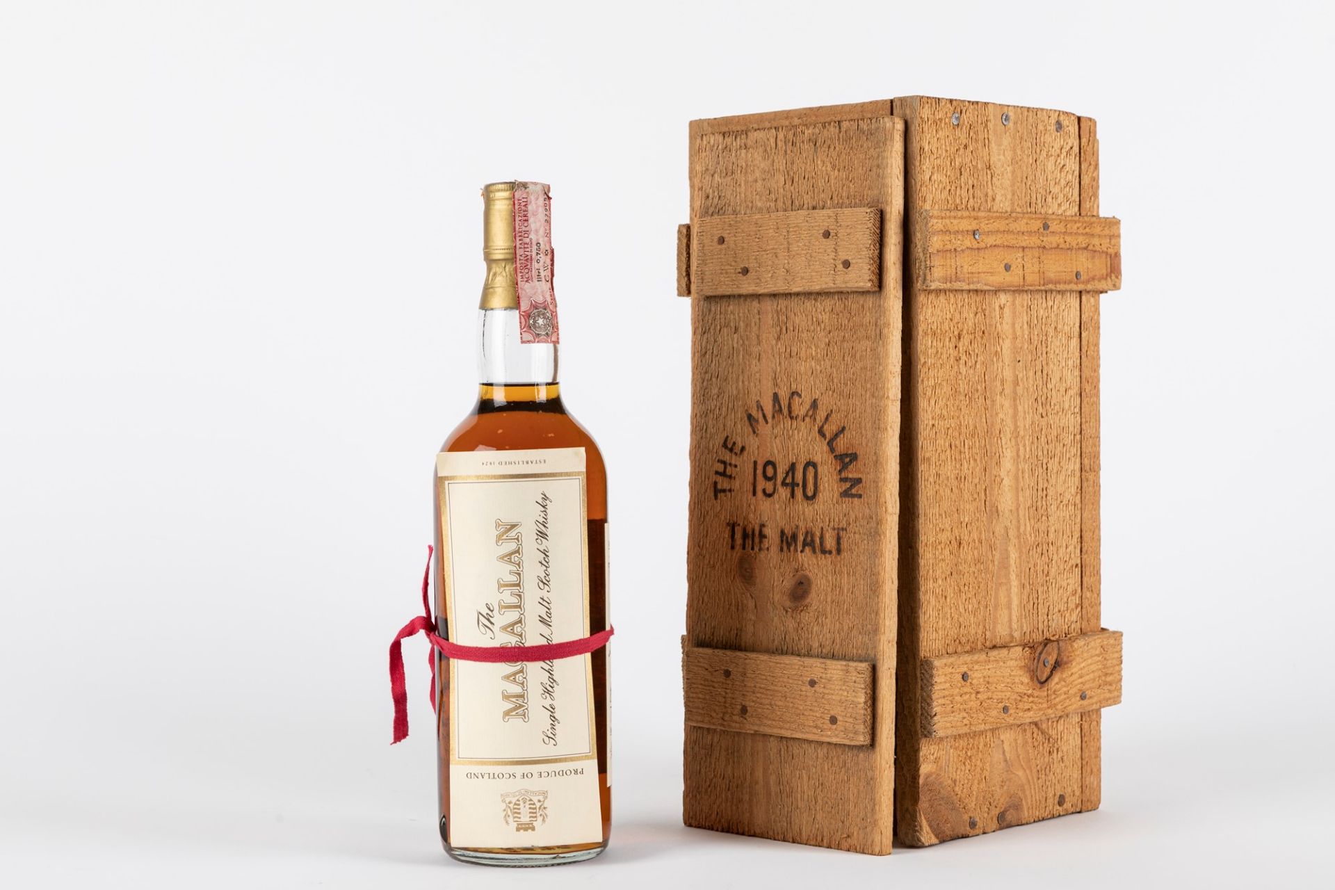 Scotland - Whisky / Macallan 1940 Red Ribbon 1940 - Image 2 of 3