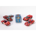 Set of 5 Ferrari cars