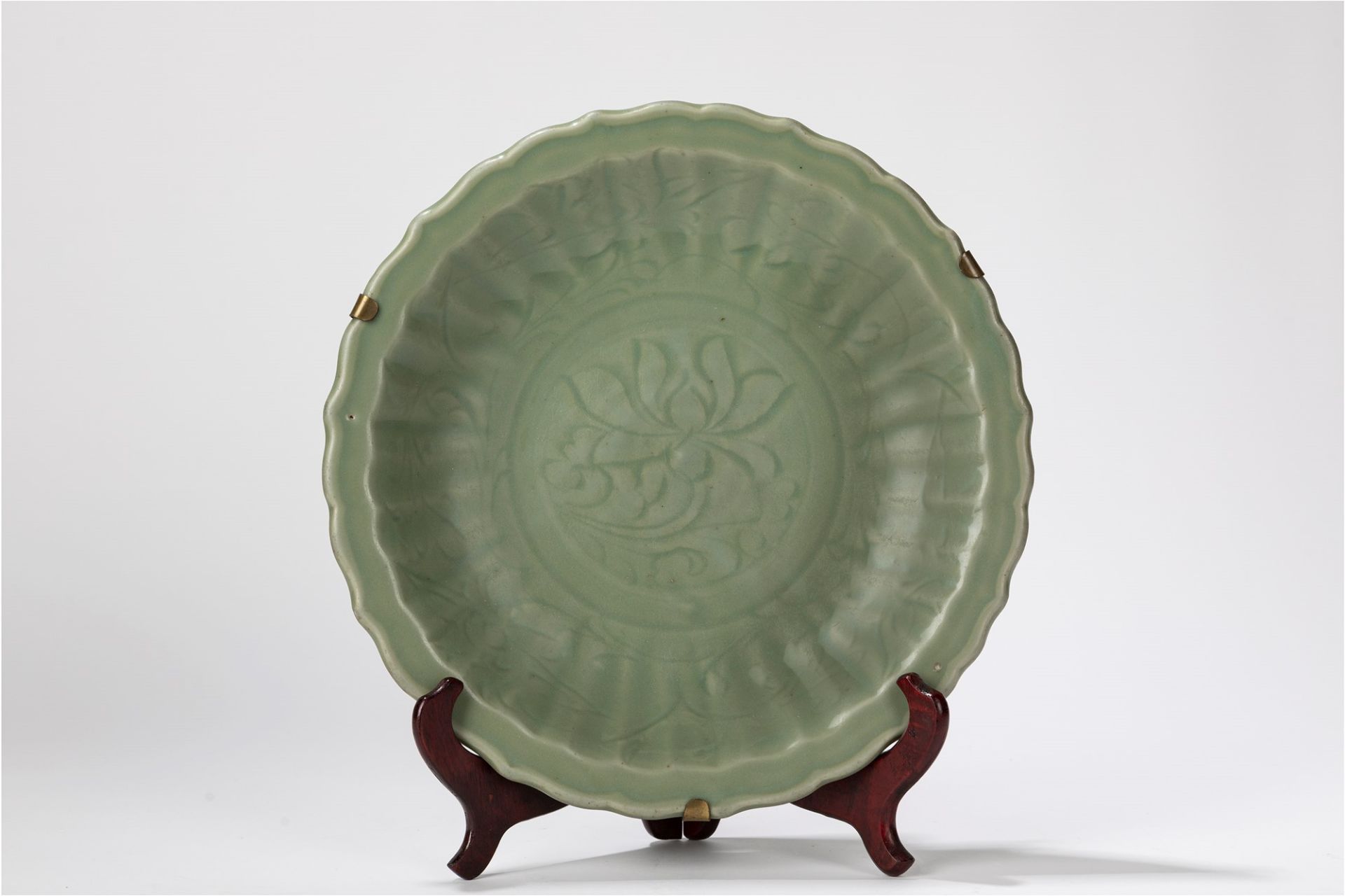 A celadon plate. China, Ming dynasty, 15th c.