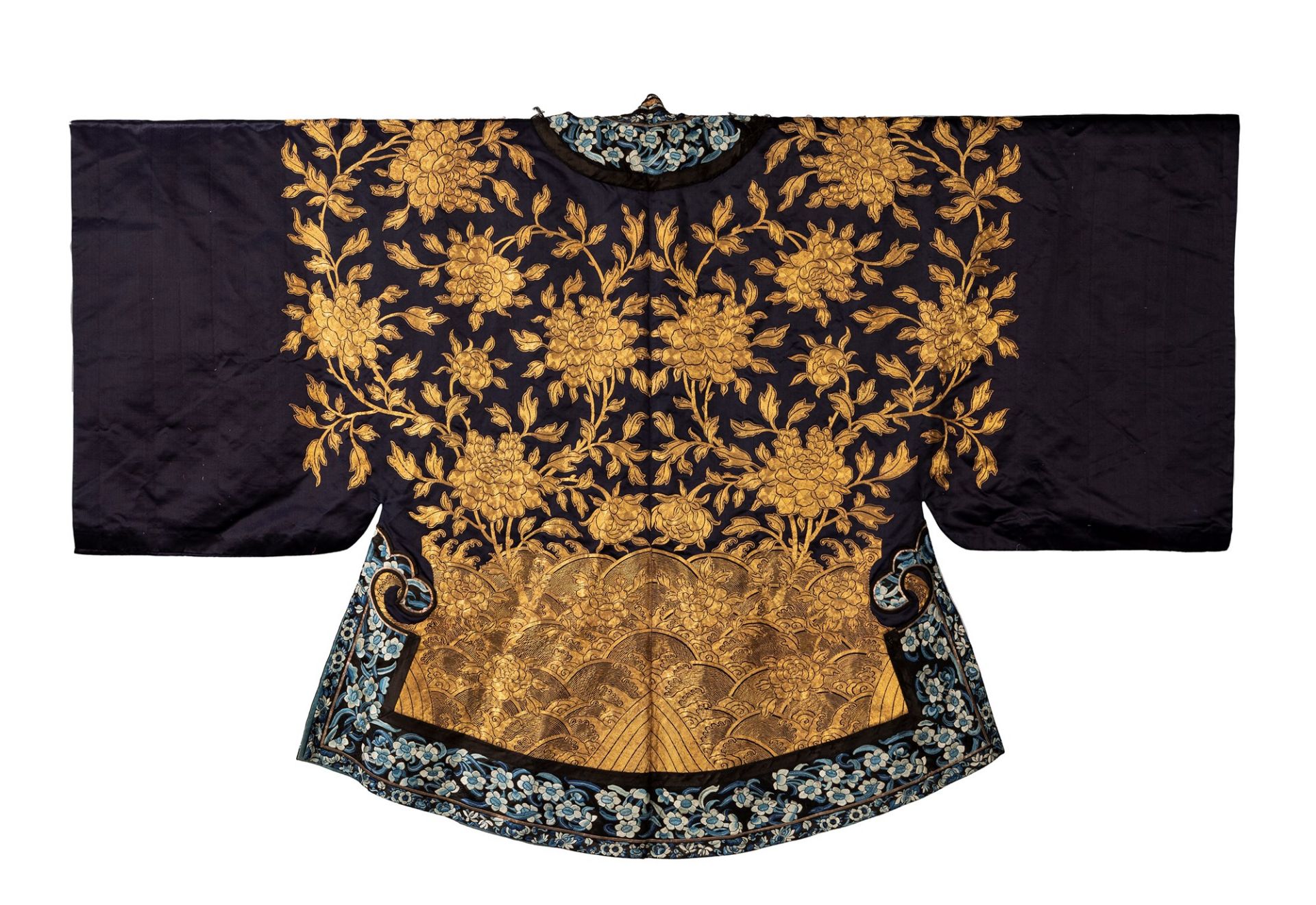 A fine Qing short robe. China, late 19th c. - Bild 2 aus 2