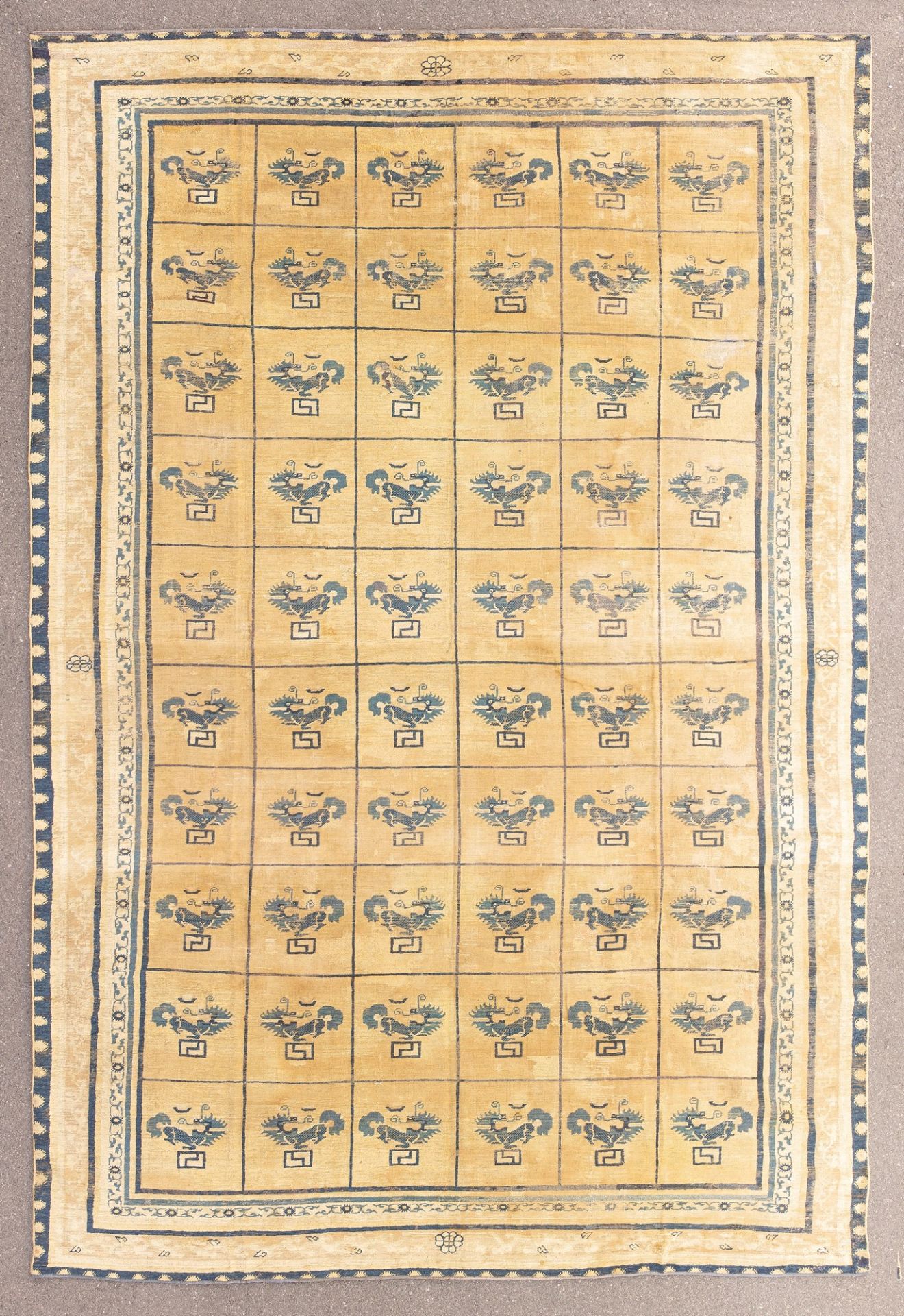 A Nigxia Carpet. North China, circa 1800