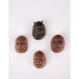 Four kabuto mask. Japan, late 19th c.