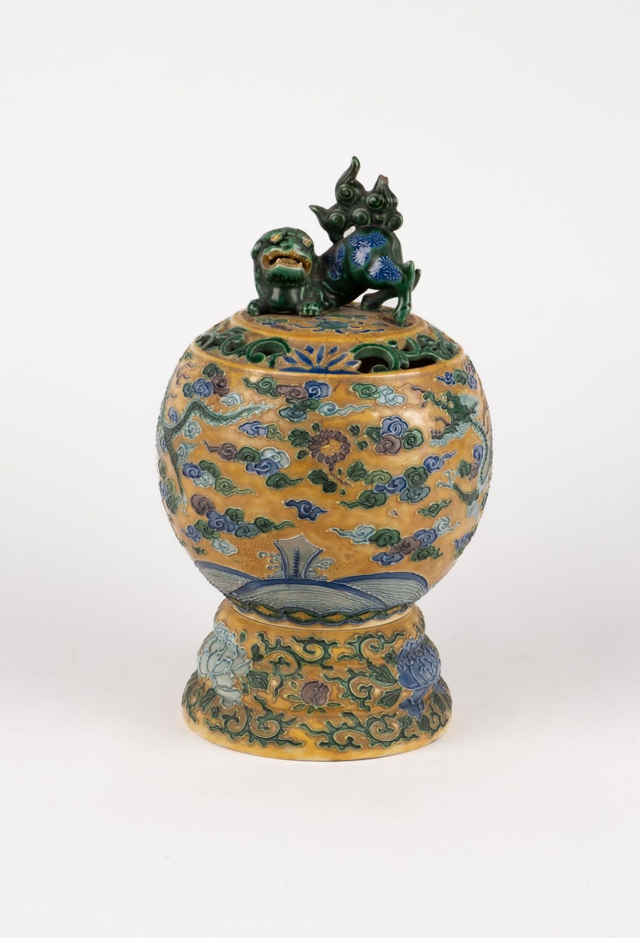 A ceramic censer/lantern. Japan, early 20th c.