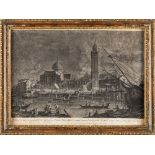 Lot consisting of six etchings by Giovanni Battista Brustolon (1712-1796). Venice, 18th century