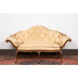 Eighteenth-century style fan-shaped sofa