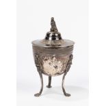 A Silver sugar bowl, 19th century