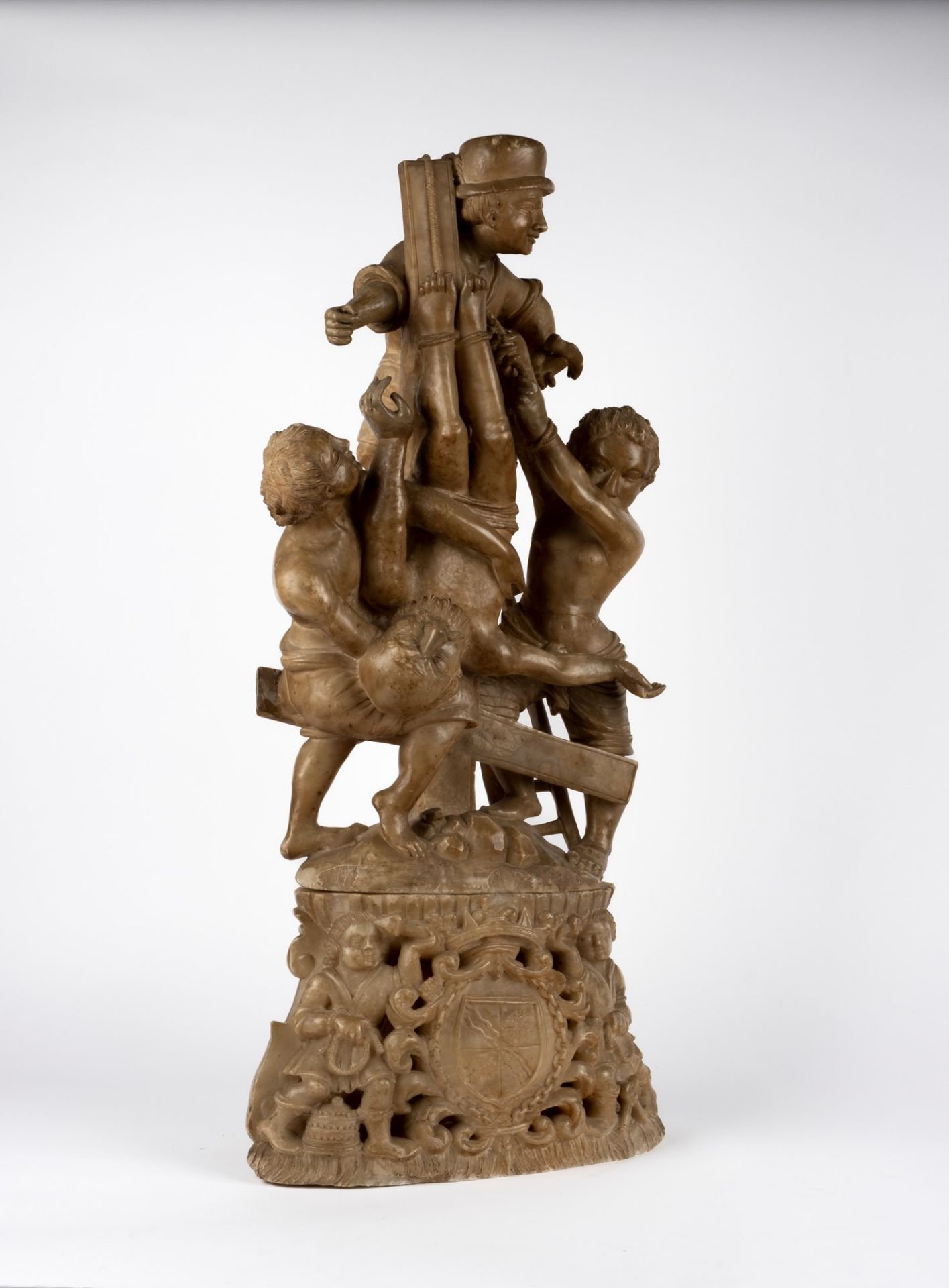 Alabaster sculpture depicting "Deposition". Sicily, 17th century - Bild 2 aus 4