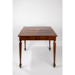 A card table veneered and inlaid in precious woods. Emilia, late eighteenth century