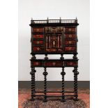 Cabinet of architectural form. Spain, 17th century