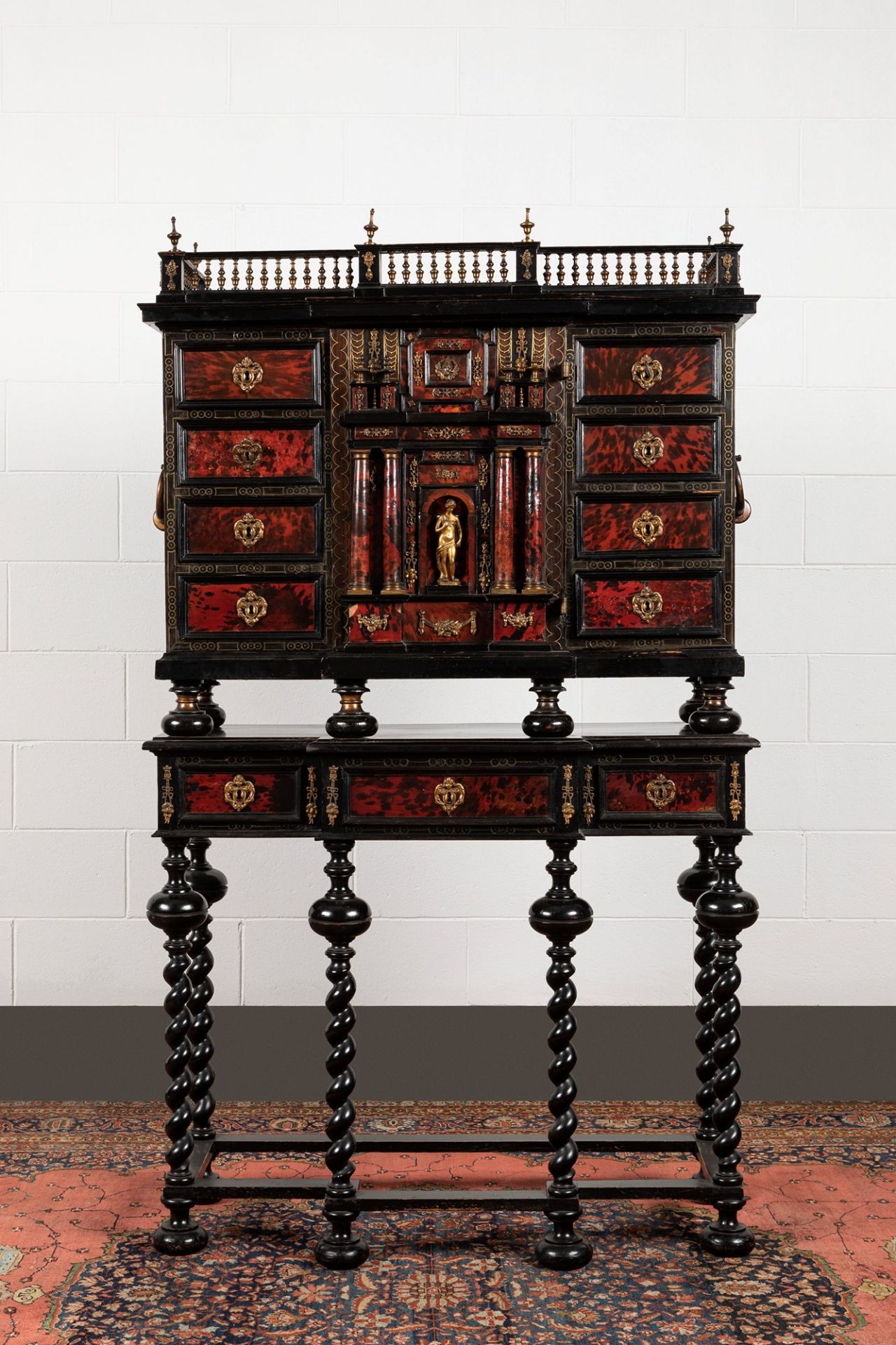 Cabinet of architectural form. Spain, 17th century