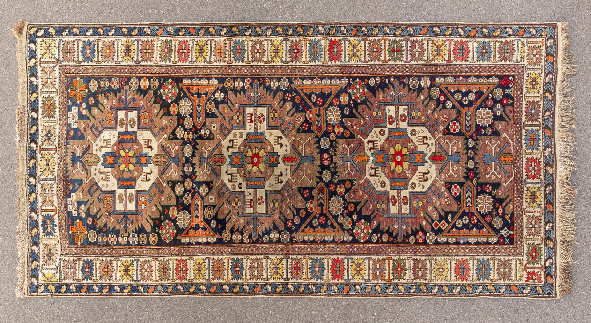 Caucasian Kasak carpet from the first half of the 20th century.