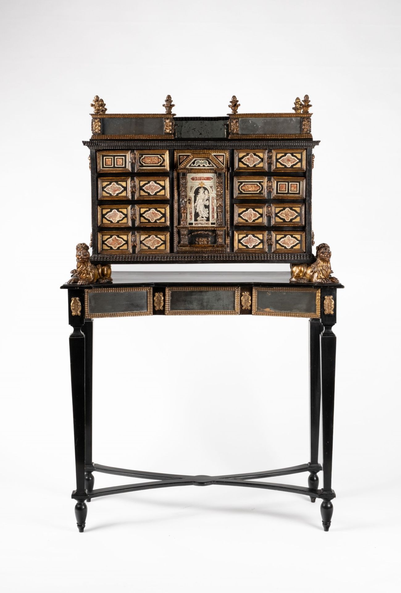 Cabinet of architectural form. Tuscany, 17th century