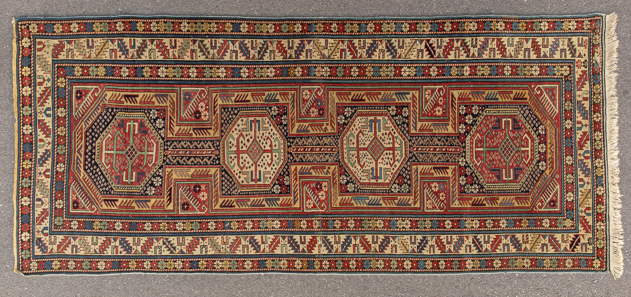 Caucasian Kasak carpet from the first half of the 20th century