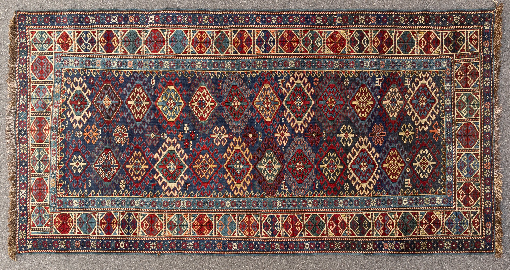 Caucasian carpet from the first half of the 20th century