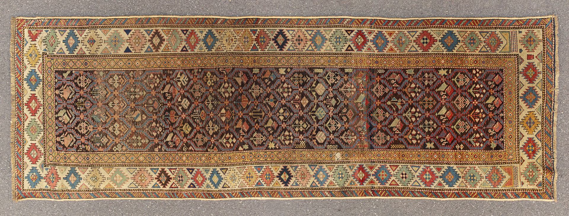 Caucasian carpet from the first half of the 20th century