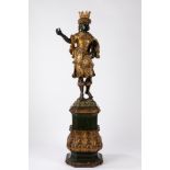 A carved gilt wood moretto, Venetian 18th/19th c.