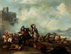Scuola italiana, secolo XVII - Battle
