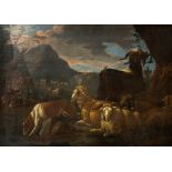 Pittore fiammingo attivo in Italia, secolo XVII - Shepherds with herds