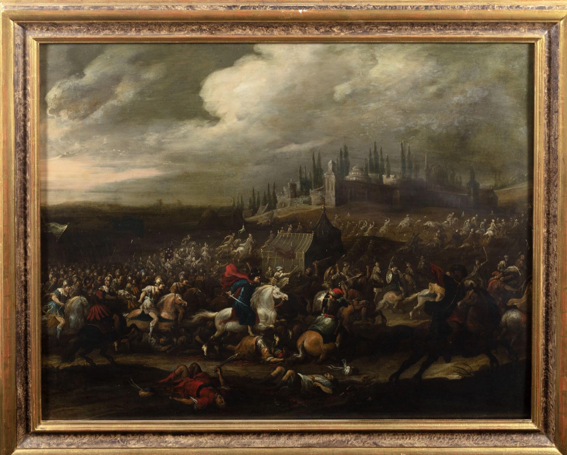 Scuola napoletana, secolo XVII - Battle scene - Bild 2 aus 3