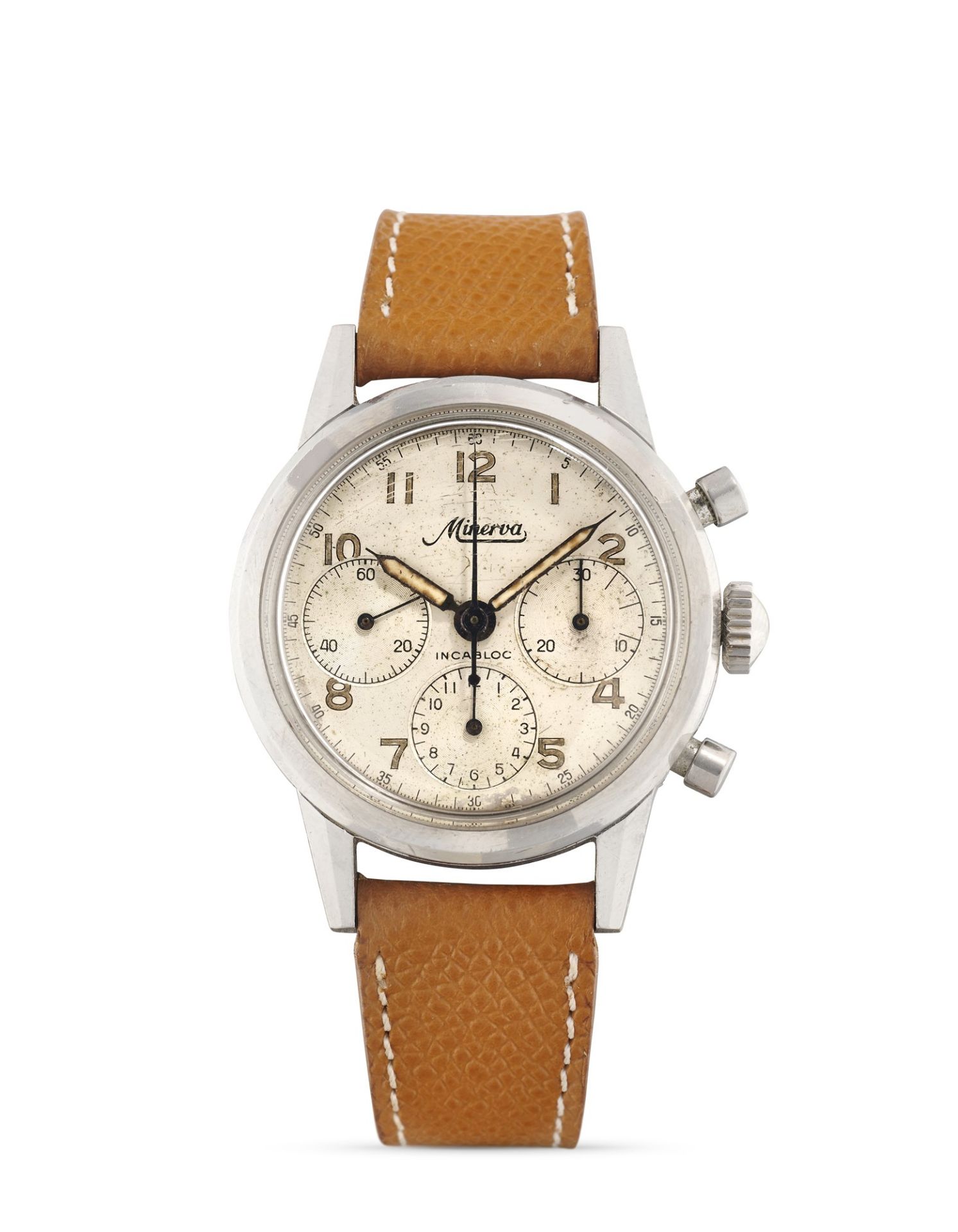 Minerva VD712 chronograph, 60s