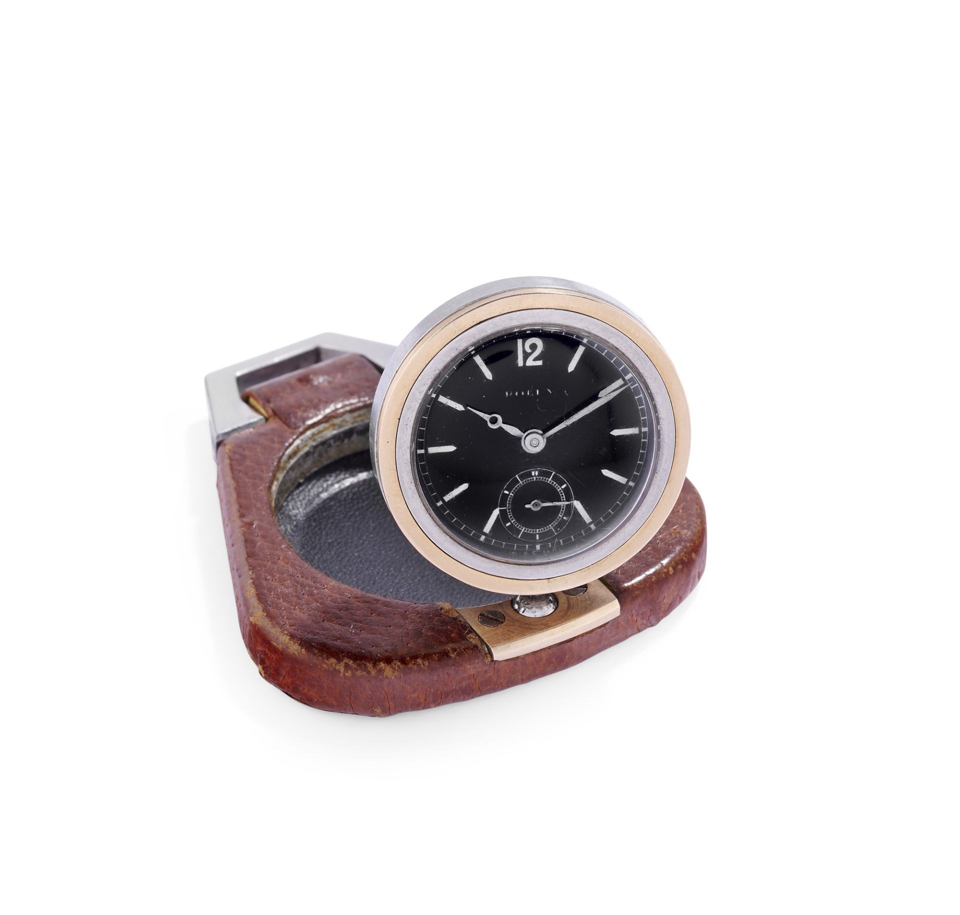 Rolex La Girouette 2728 pocket and desk clock, 30s