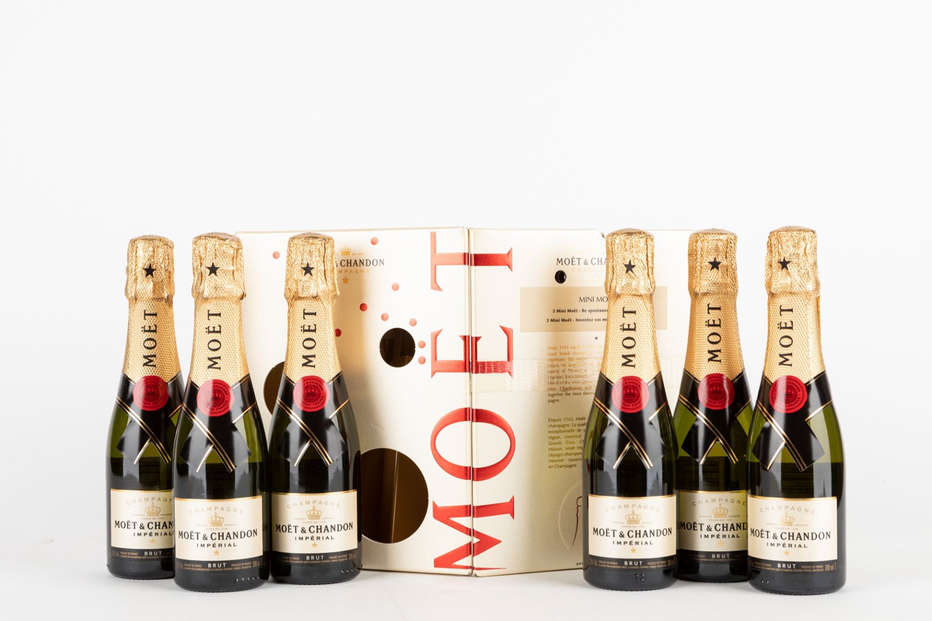 France - Champagne / Mini Moet Imperial (6 BT 0,2cl)