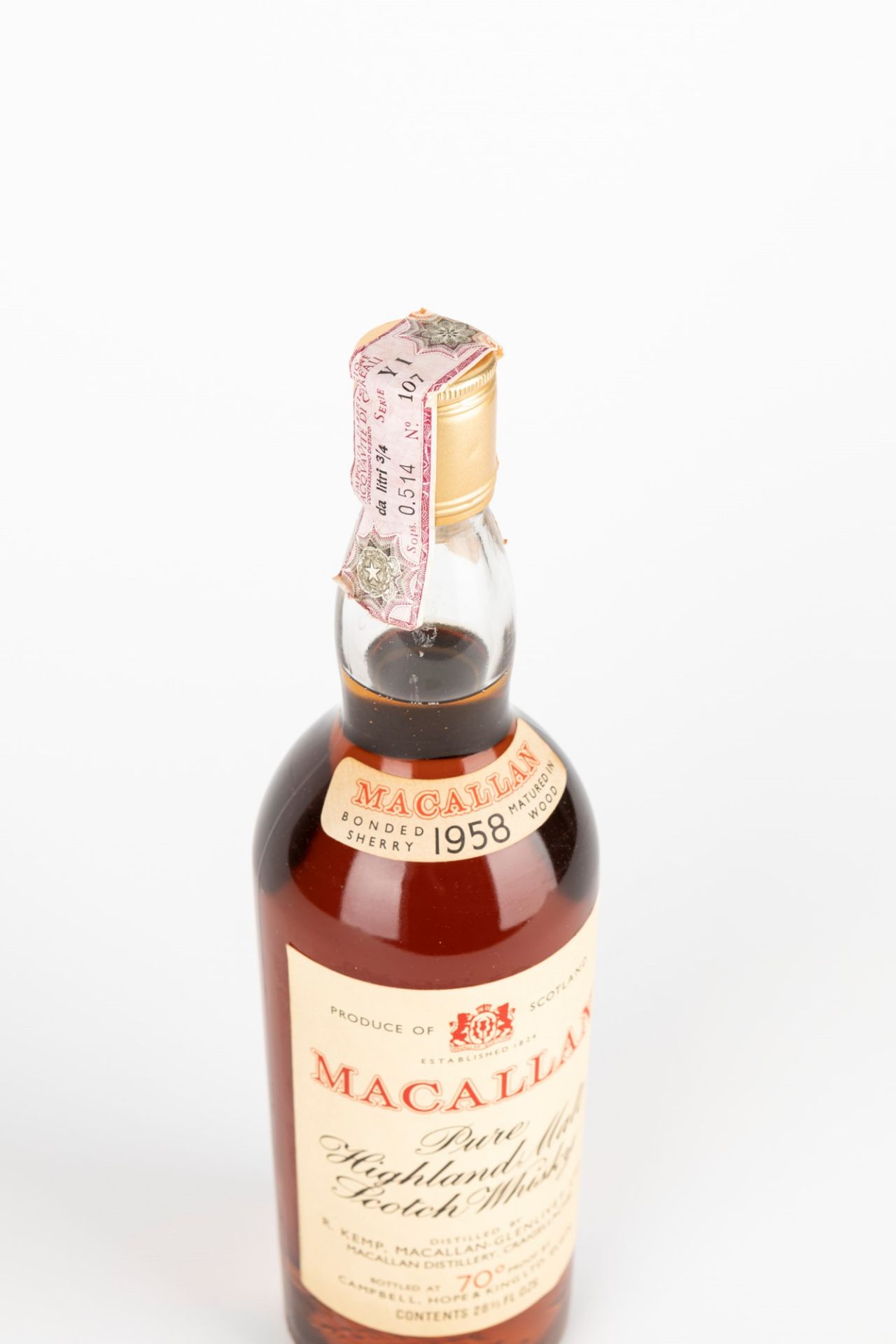 Scotland - Whisky / Macallan 1958 (Red Label) 1958 - Image 4 of 4