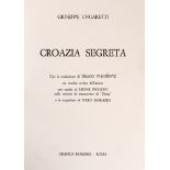 Artist's Book - Dorazio, Piero - Ungaretti, Giuseppe - Secret Croatia