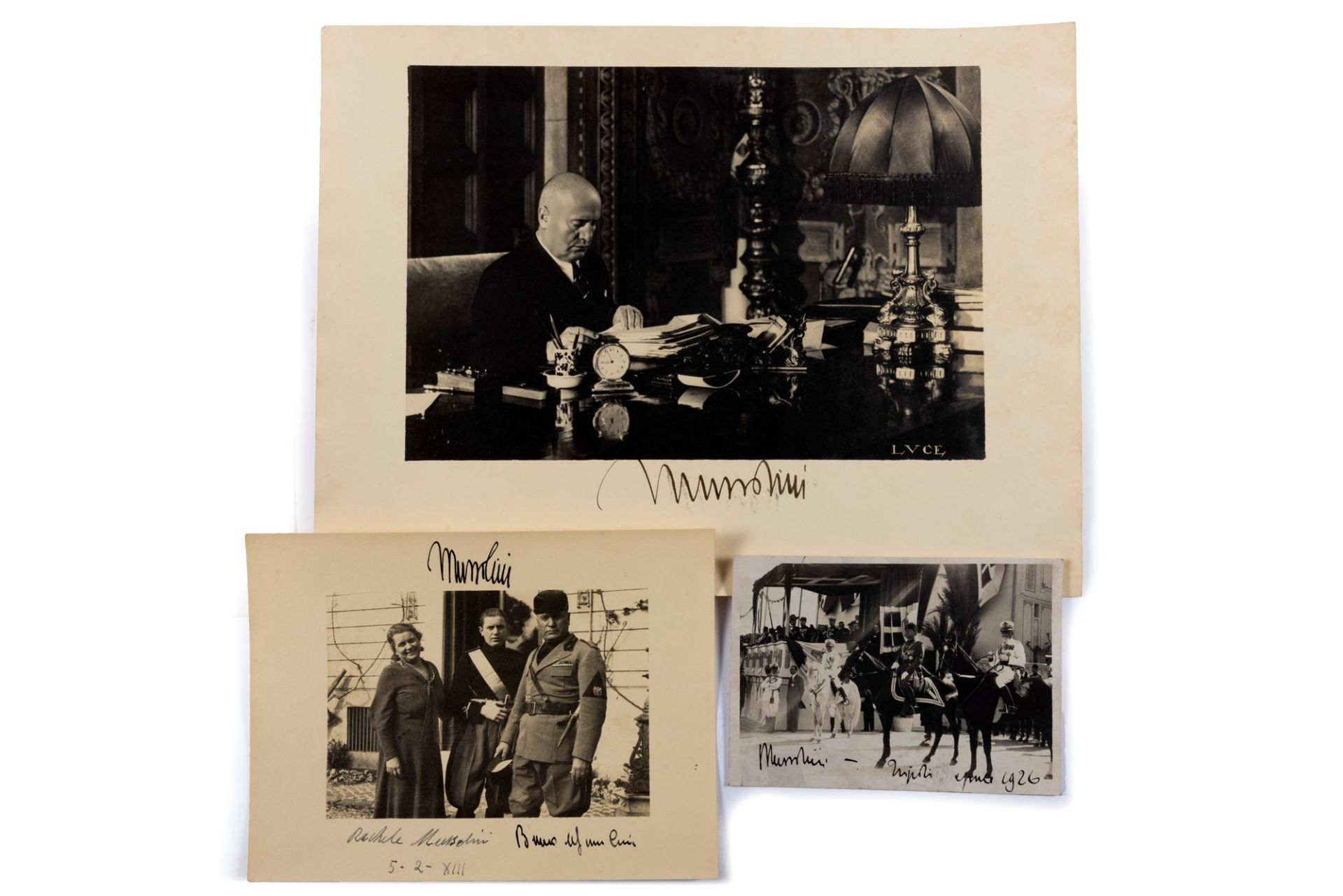 Autographs - Mussolini, Benito - Photos