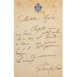 Autographs - Carducci, Giosue’ - Letter