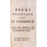 Melon, Jean Francois - Essai politique sur le commerce