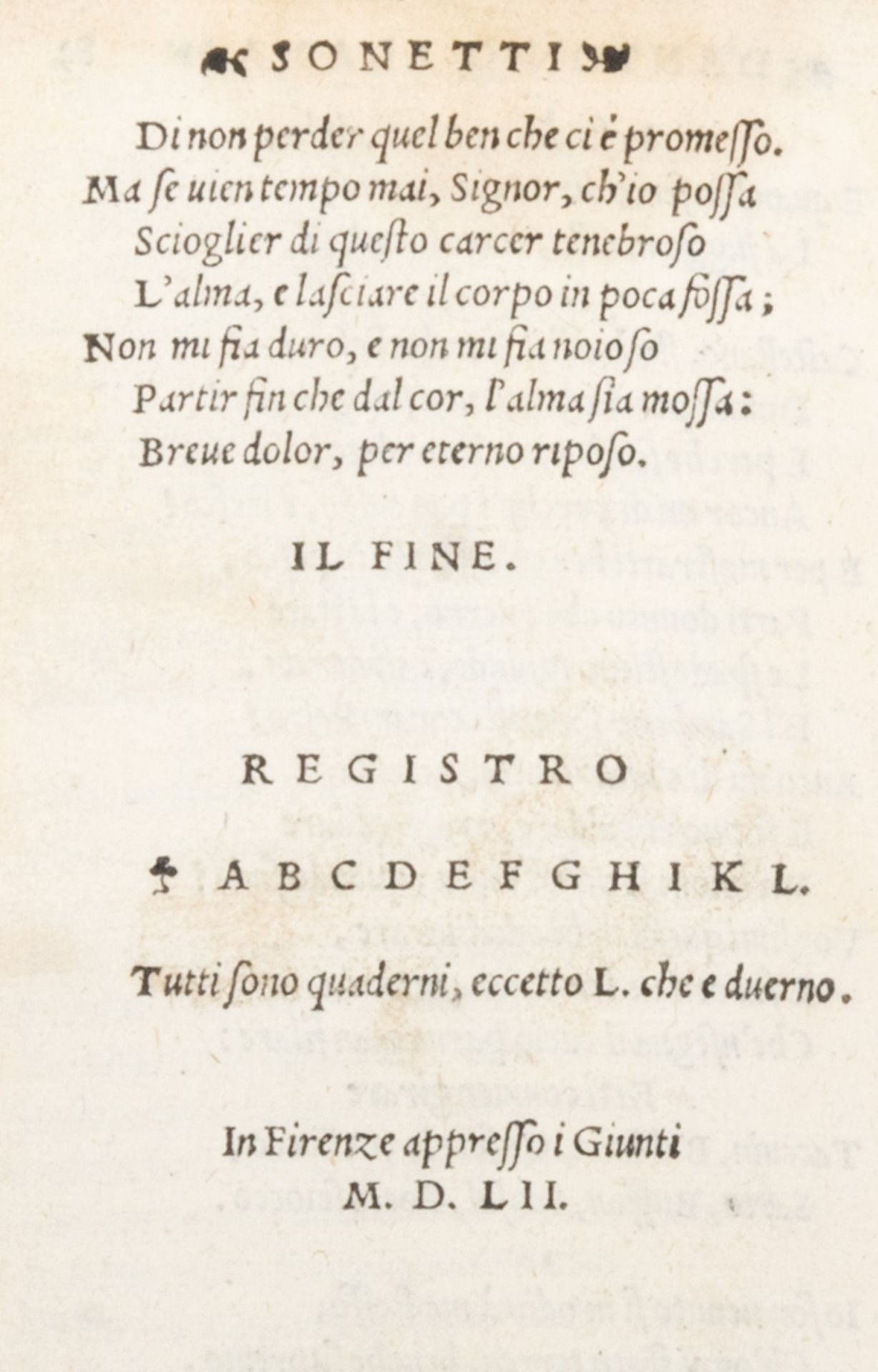NO LOT - Burchiello, Domenico - The Sonnets of Burchiello