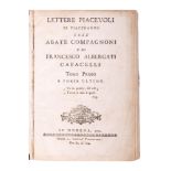 Enlightenment - Albergati Capacelli, Francesco - Compagnoni, Giuseppe - Pleasant letters if they ple