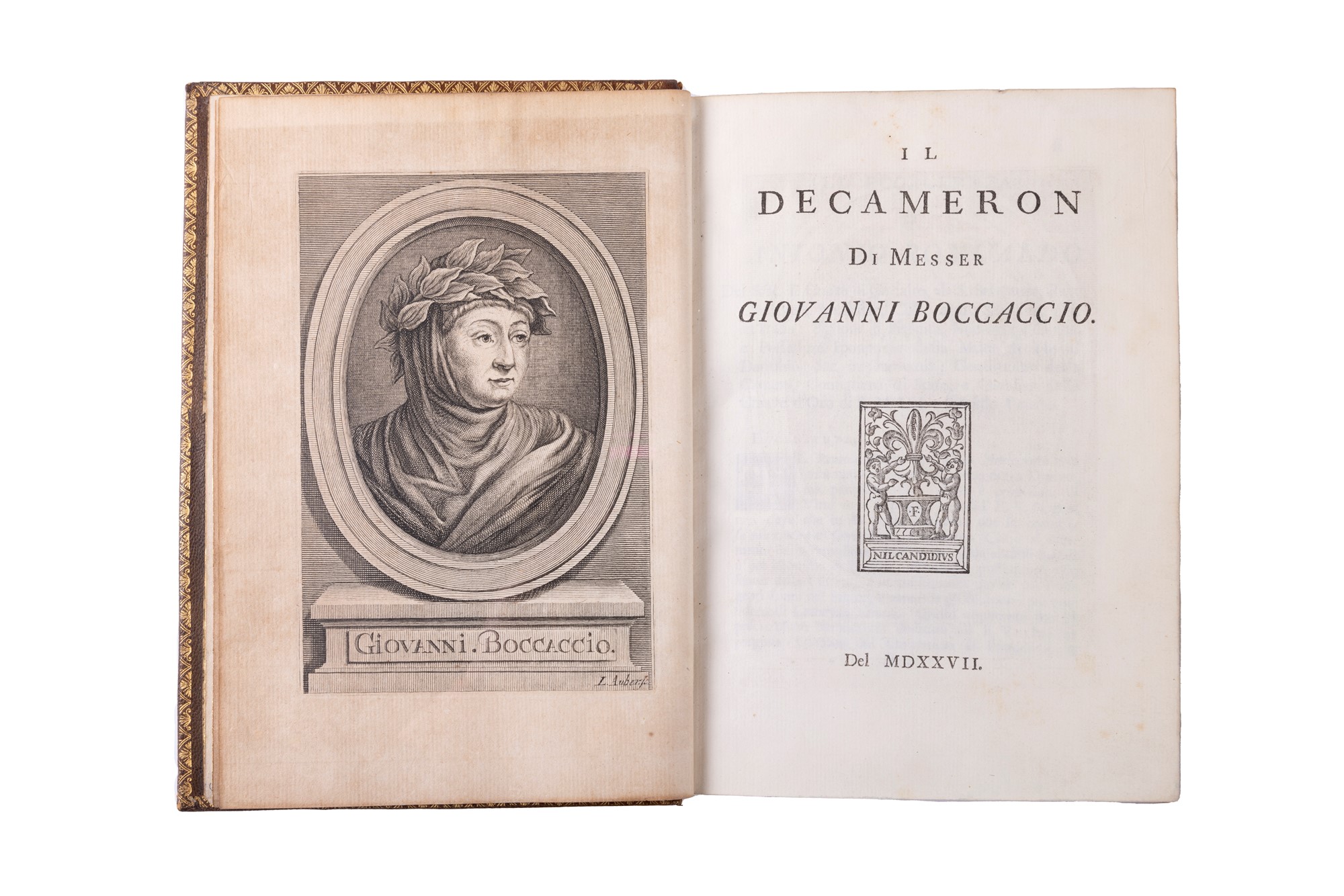 Boccaccio, Giovanni - The Decameron by Messer Giovanni Boccaccio. Of 1527.