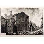 Engravings - Piranesi, Giovanni Battista - View of the Basilica of S. Sebastiano outside the walls R