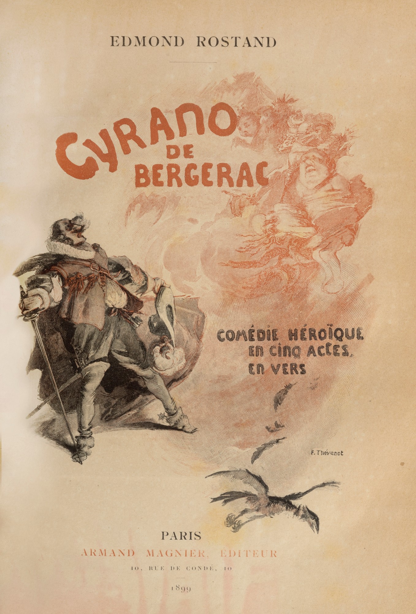 French illustrated - Rostand, Edmond - Cyrano de Bergerac