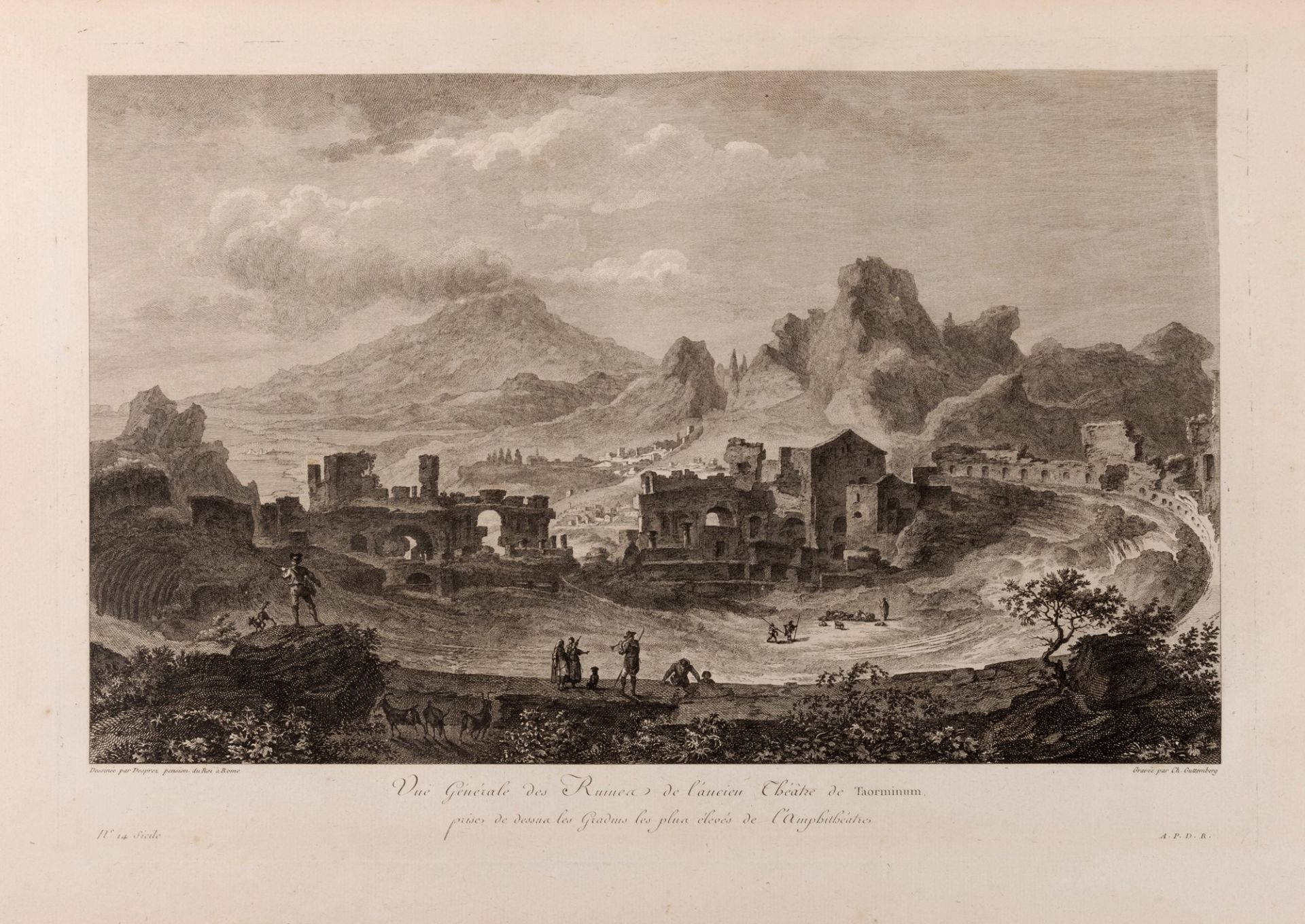 Naples - Sicily - Illustrated - Saint - Non, Jean Claude Richard - Voyage Pittoresque de Naples et S - Image 2 of 3