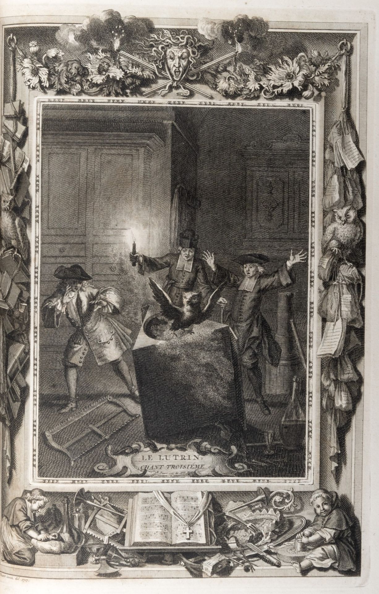 Illustrated French - Boileau Despréaux, Nicolas - Picart, Bernard - Oeuvres de Nicolas Boileau Despr