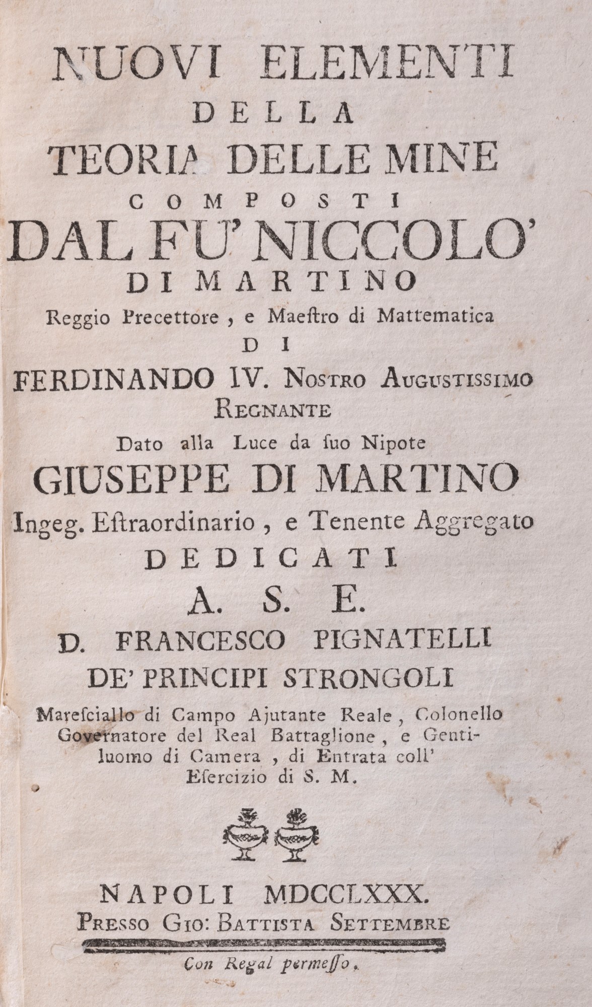 Science - Di Martino, Niccolò - New elements of mine theory - Short treatise on the measurement of v