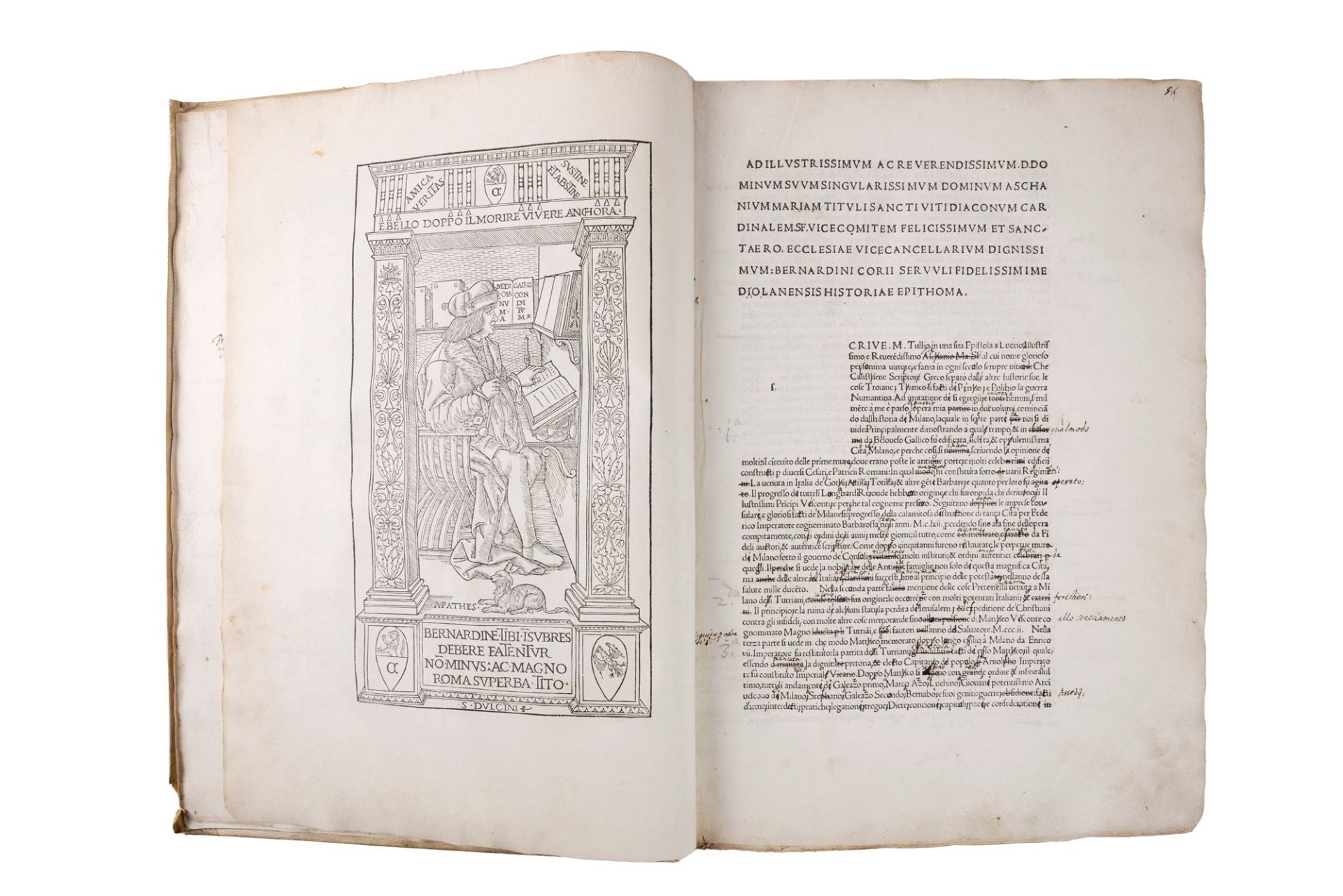 Milan - Corio, Bernardino - Bernardini Corii viri clarissimi Mediolanensis Patria historia - Bild 3 aus 5