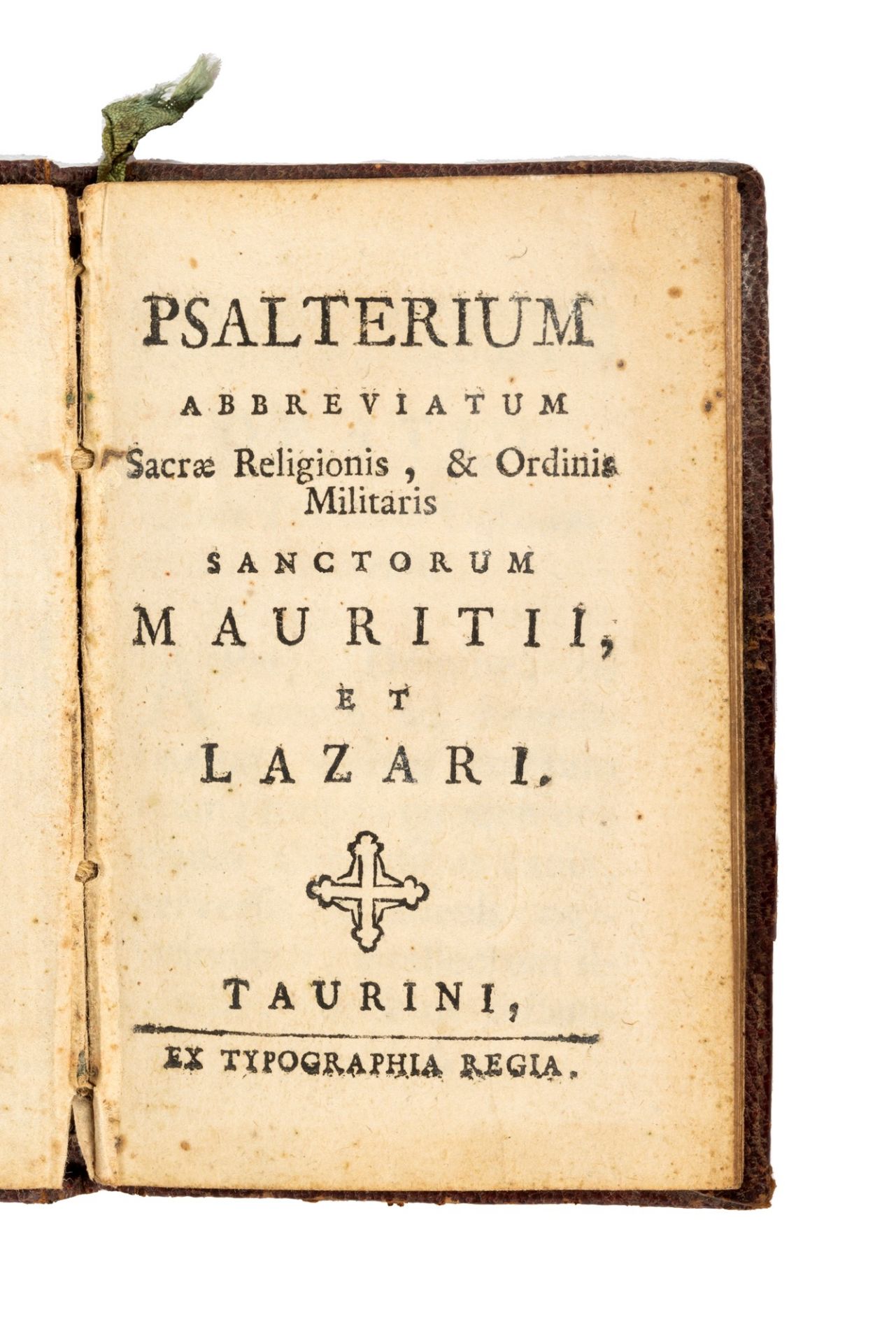 LigaturePsalterium abbreviatum Sacrae Religionis, & Ordinis Militaris Sanctorum Mauritii et Lazari - Image 2 of 3