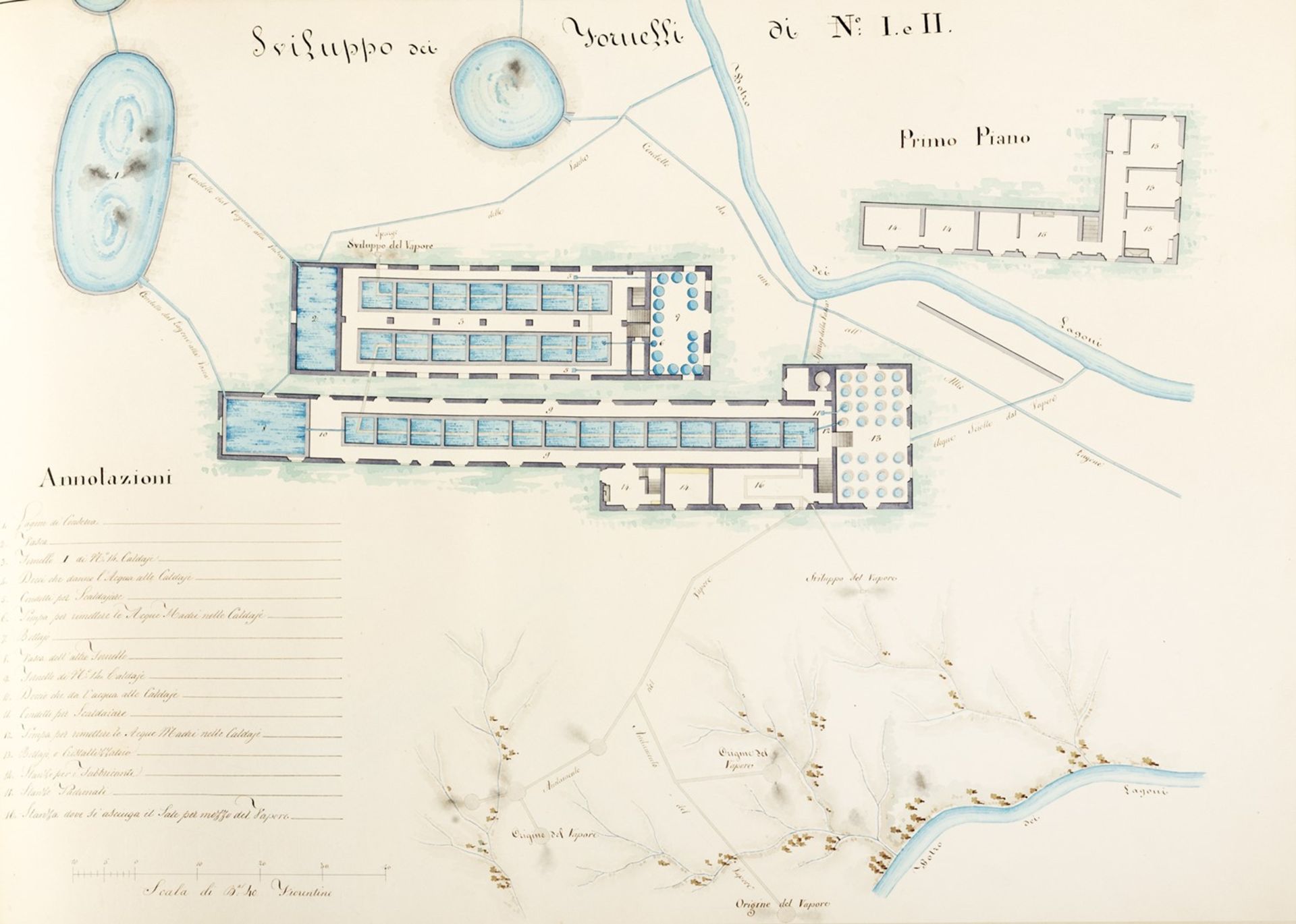 Cartography - Tuscany - Eredi Chemin e Lamotte - Larderel, Francesco de - Atlas of the geometric and - Bild 2 aus 3